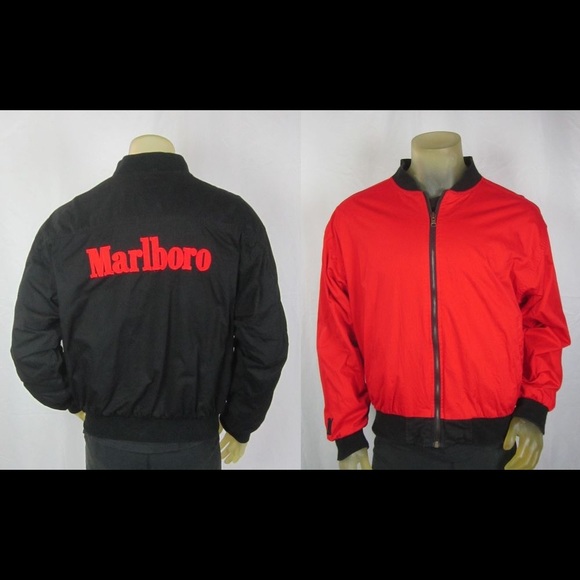 vintage marlboro bomber jacket